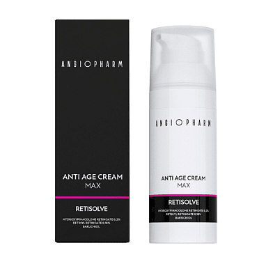 ANGIOPHARM КРЕМ ОМОЛАЖИВАЮЩИЙ С КОМПЛЕКСОМ РЕТИНОИДОВ MAX 0,20% RETISOLVE ANTI AGE CREAM MAX